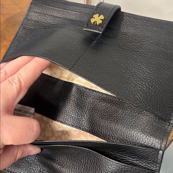 LUCKY BRAND GENUINE LEATHER WITH EMBROIDERED WHIPSTITCH ACCENTS (NWOT) - Picture 7 of 11